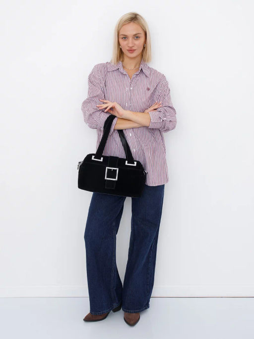 Сумка 0873CF black Polina&Eiterou