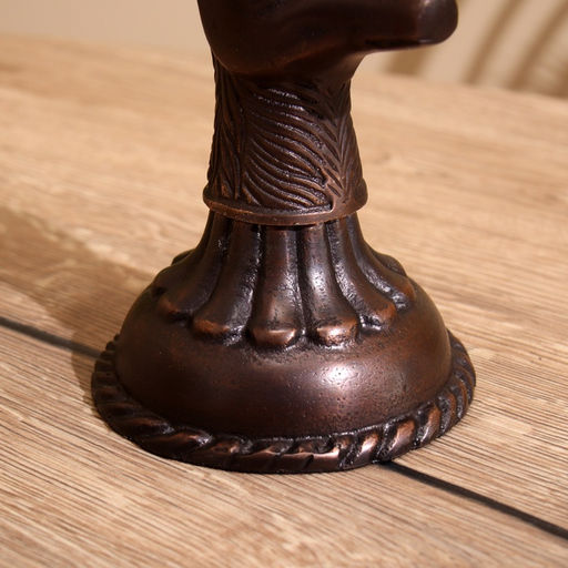 Подсвечник на 4 свечи «Олень», 26×13×30 см, алюминий