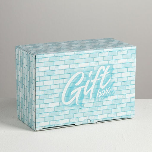 Коробка‒пенал, упаковка подарочная, «Gift box», 22×15×10 см