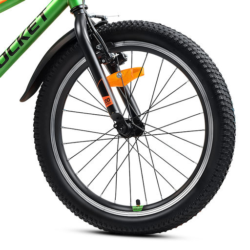 Велосипед 20" Rocket Crux 1.0 , цвет зеленый, размер 11"