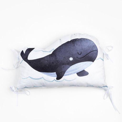 Бортики в кроватку Крошка Я Морские друзья (60х42см- 2шт, 30х42см- 4шт,30х30см- 4шт),100% хлопок  фото 2