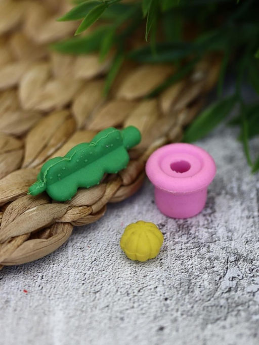 Ластики "Cactus", 4 шт. в наборе