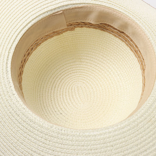 Шляпа женская MINAKU, цвет белый, коричневый, размер 58