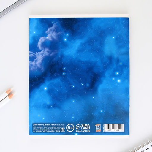 Предметная тетрадь, 48 листов, Биология, со справочными материалами Алгебра, обложка мелованный картон 230 гр., внутренний блок в клетку 80 гр., белизна до 80%, блок №4 - Artfox study фото 5