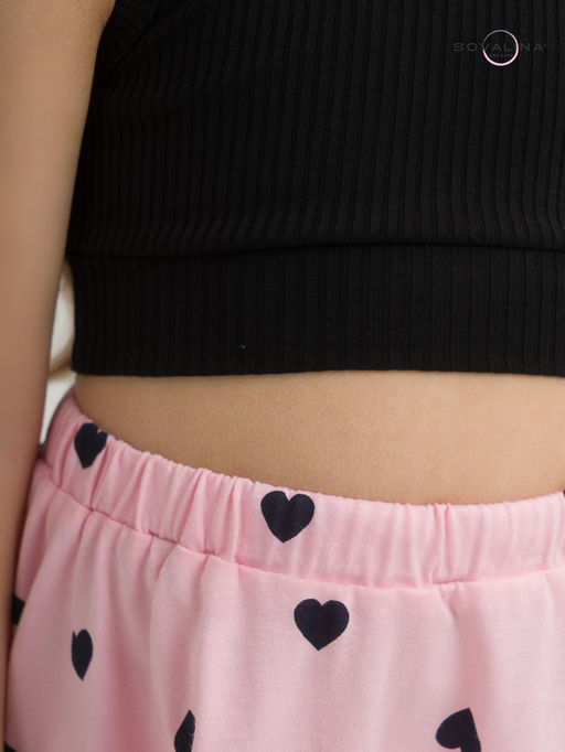 Костюм Мальвина КТ черный-черные сердечки - Sovalina фото 32