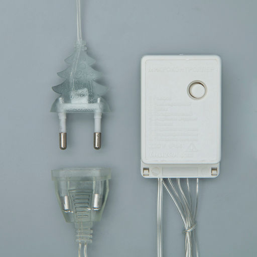 Гирлянда Занавес 2?3 м, IP20, прозрачная нить, 720 LED, свечение мульти, 8 режимов, 220 В - Luazon lighting фото 3