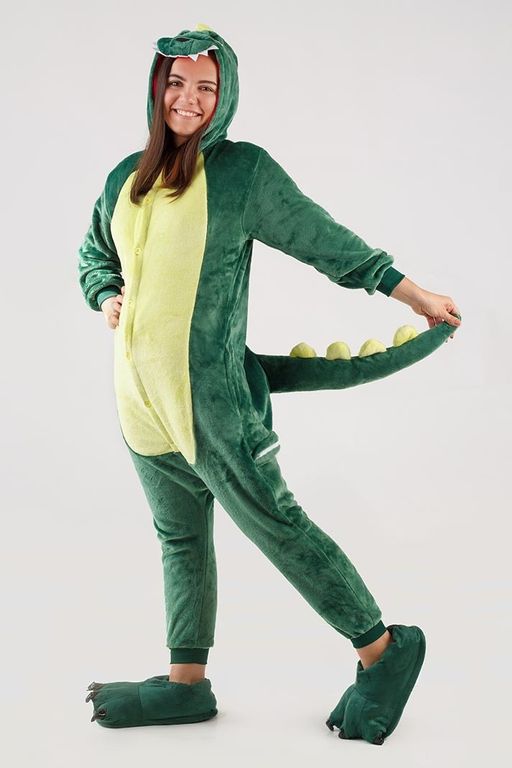 Пижама кигуруми Зеленый Динозавр