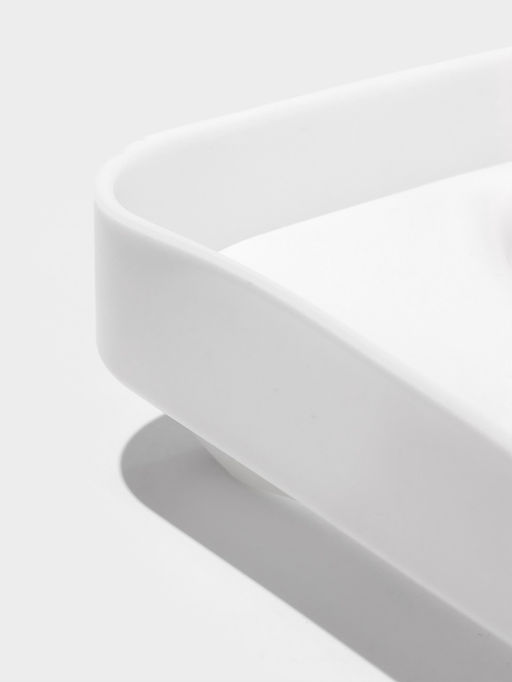 Форма для выпечки и муссовых десертов KONFINETTA Любовь в квадрате, силикон, 11.4?12?4.4 см, белая