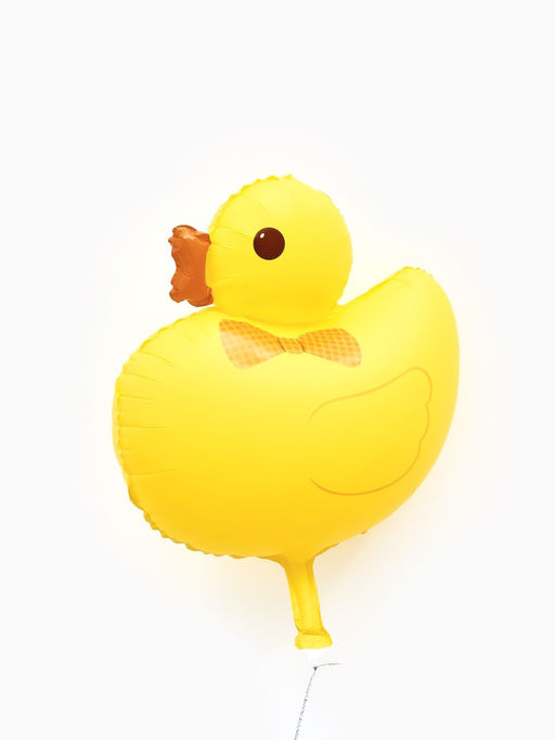 Цена за 2 шт. Воздушный шар фольгированный 26" "Уточка" цвет желтый