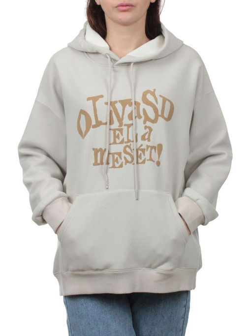 PG-I990I-2303 GRAY Худи женское (90% хлопок, 10% полиэстер)