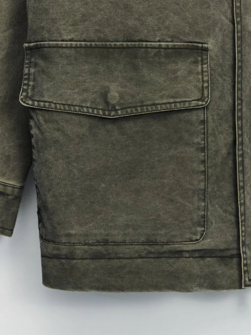 Куртка с контрастным воротником / Zarina  фото 4