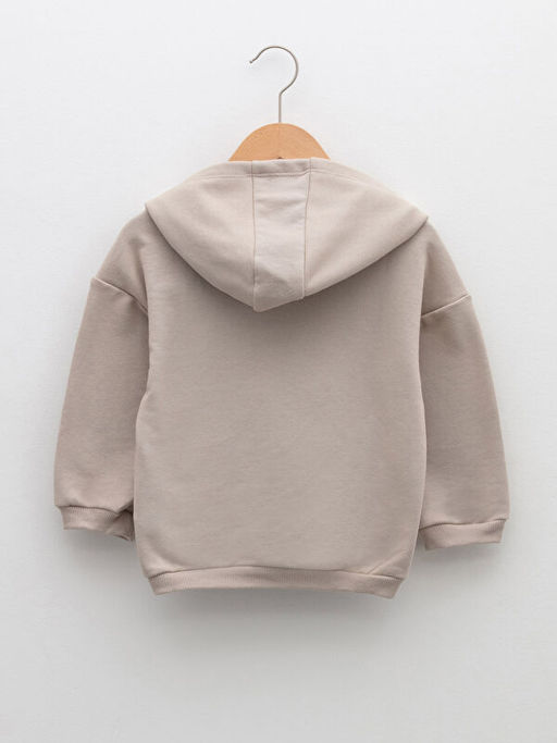 Uzun Kollu Bask?l? Erkek Bebek Hoodie - Waikiki фото 2