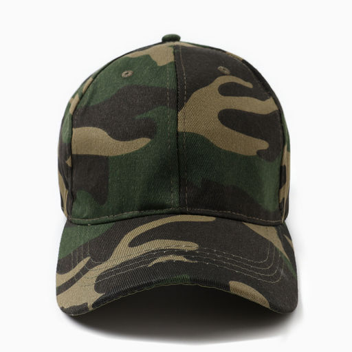 Кепка мужская MINAKU «Камуфляж», размер 58, 100% хлопок, хаки