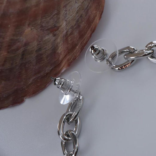 Серьги с перламутром Волшебство кружок, цвет белый в серебре - Queen fair фото 2