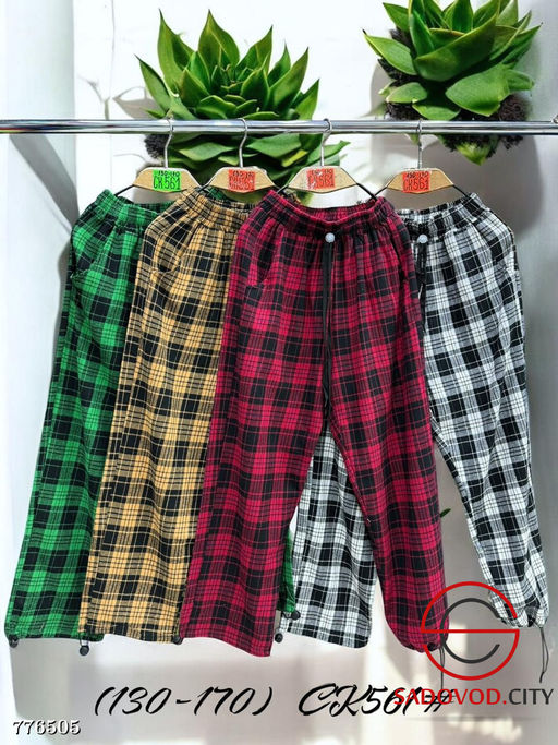 Брюки детские в клетку