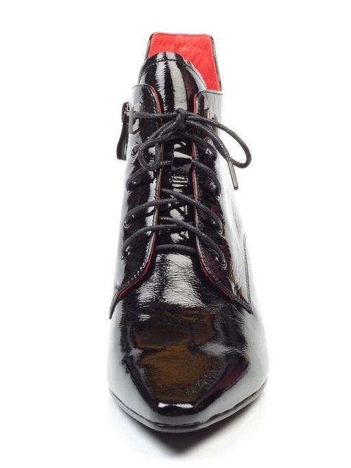 01-CP78-1 BLACK Ботильоны женские (натуральная кожа, байка) - Фабричный китай фото 10