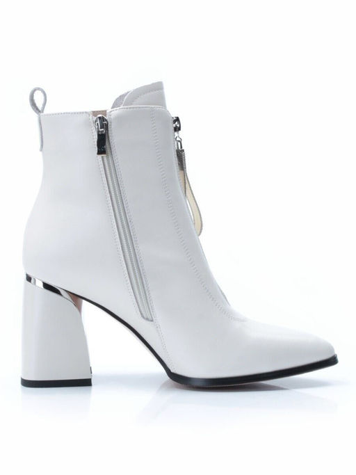 01-PCS124-3 BEIGE Ботинки демисезонные женские (натуральная кожа, байка)