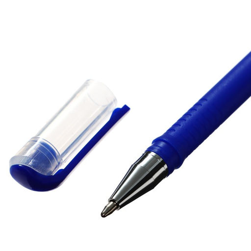 Набор шариковых ручек 12 цветов, корпус софтач, в цвет стержня, 1 мм, в блистере - Simaland фото 4