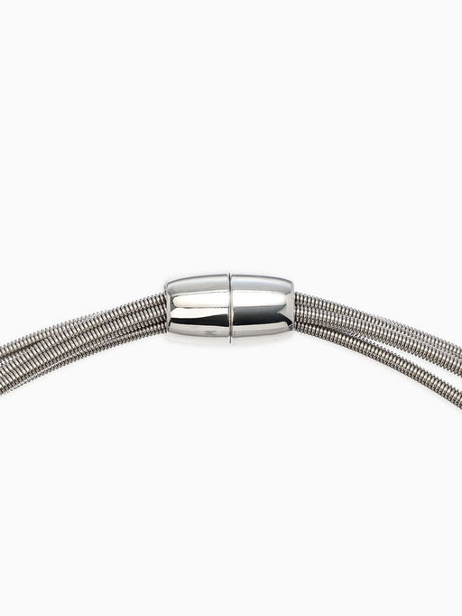 Набор 2 предмета: колье, браслет Бусина на нитях, цвет серебро