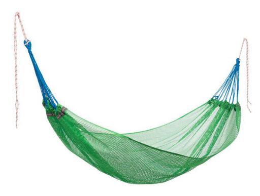 Гамак-сетка (поливискоза), с чехлом, HM-200 р-р 200*120 см зеленый 009200