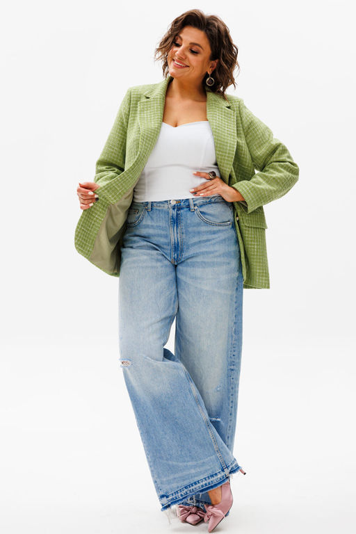 Жакет ANELLI 1471.1-Р жасминовый  фото 2