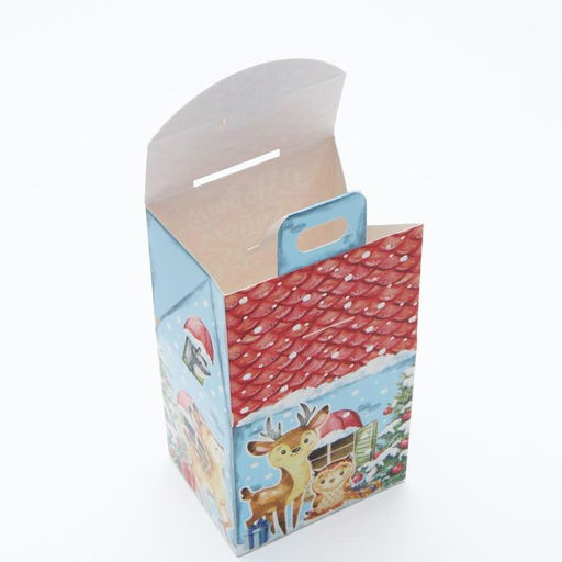 Цена за 5 шт. Подарочная новогодняя коробка «Акварельная серия. Домик малый», для сладких подарков, 9.1×7×15.7 см