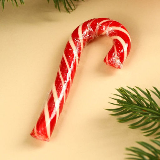 Цена за 2 ш. Леденец - трость новогодний Каждой милашке по подарку, со вкусом клубники, 15 г