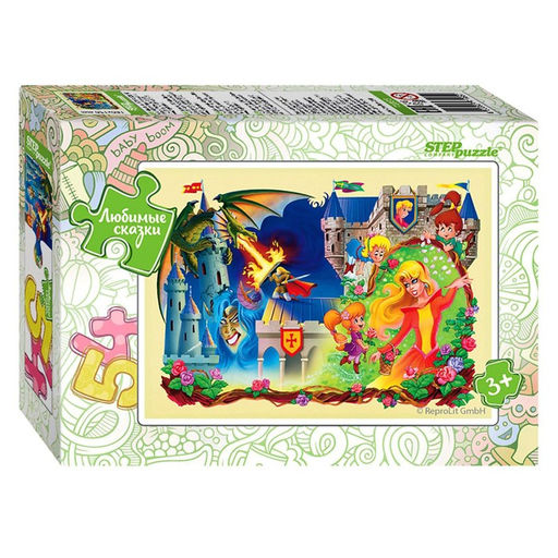 Цена за 20 шт. Мини-пазлы «Любимые сказки», 54 элемента, МИКС