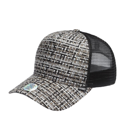 Бейсболка DJINNS арт. HFT Bubble Tweed (черный)