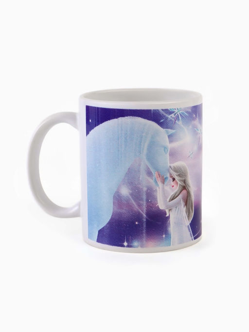 Кружка новогодняя сублимация «Лошадь» 320 мл, Холодное сердце