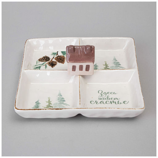 МЕНАЖНИЦА 4 СЕКЦИИ КОЛЛЕКЦИЯ CHALET 19,5*19,5*8,5 СМ - Lefard фото 3