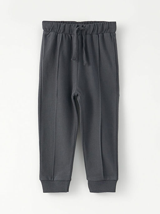 Bisiklet Yaka Uzun Kollu Bask?l? Pamuklu Erkek Bebek Ti??rt ve E?ofman Alt 2li Tak?m - Waikiki фото 3