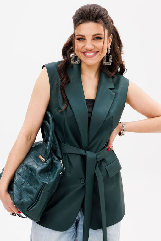 Жилет ANELLI 1502.1 яшмово-зеленый