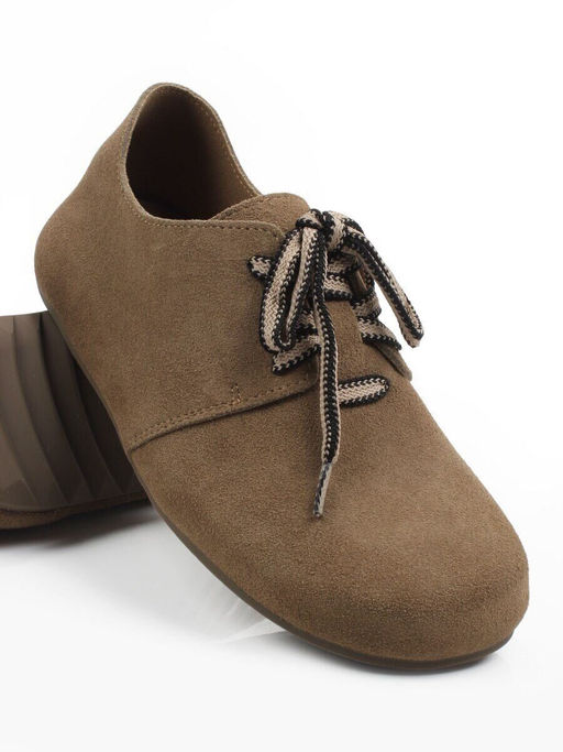 03-1-5B SAND Полуботинки женские (натуральная замша)