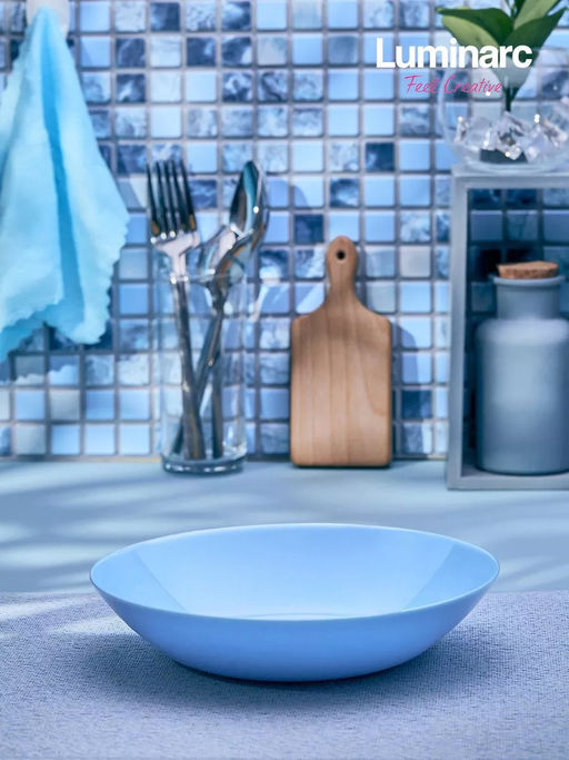 Тарелка суповая ДИВАЛИ ПАРАДАЙЗ БЛЮ 20см 1шт арт.V5829 /Люминарк/ - Luminarc фото 10