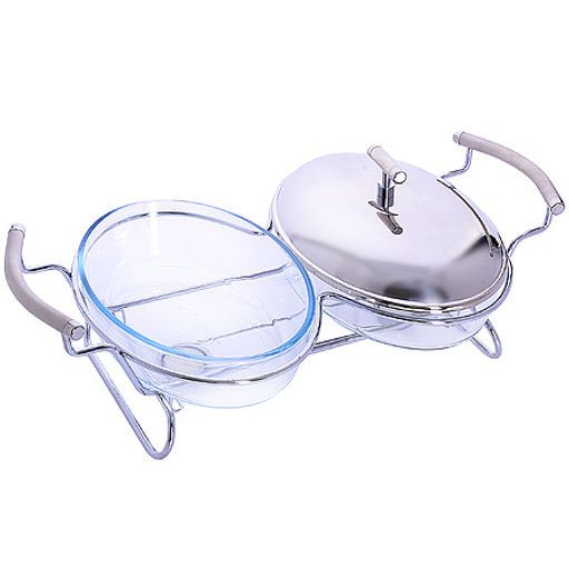 24155 Мармит двойной со свеч.1,5+1,5 л. MB (х4) - Mayer&boch фото 3