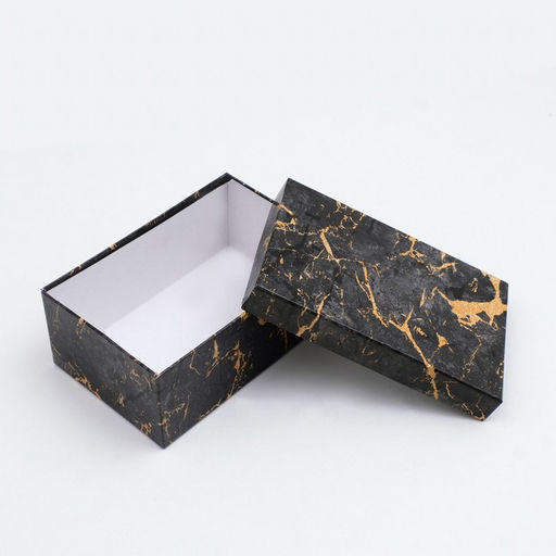 Подарочная коробка под мрамор «Текстура», 15×9.5×6 см