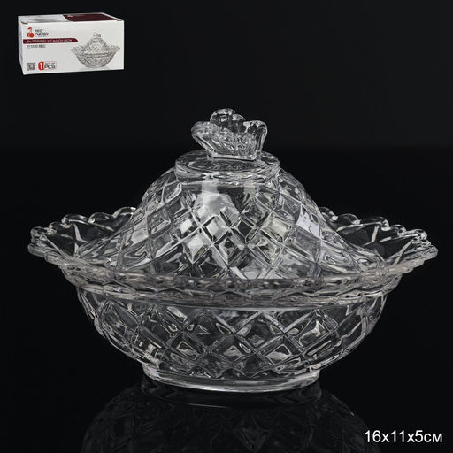 Сахарница 16*11*5 см стекло арт. XMTG503 (636464)