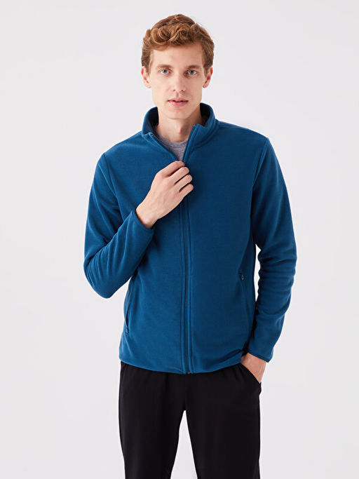 Dik Yaka Uzun Kollu Erkek Polar H?rka