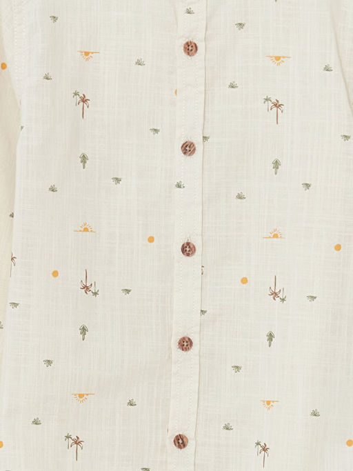 Hakim Yaka Bask?l? Erkek ?ocuk G?mlek