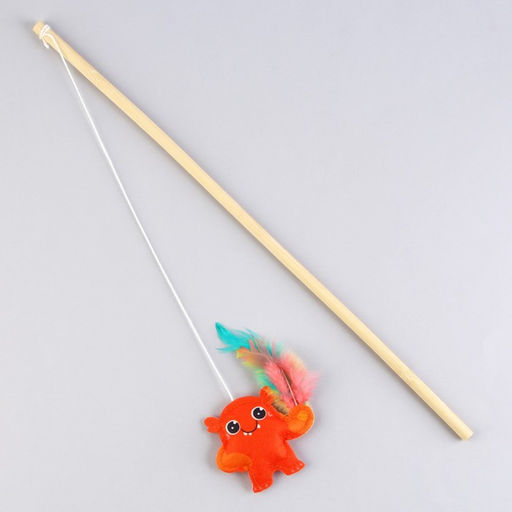 Дразнилка из фетра Монстрик, 7,7х6,4 см - Пушистое счастье фото 2