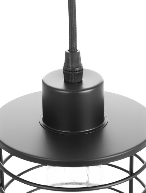 Светильник подвесной TR8075, 3хE27, 40 Вт, 58×12×104 см, чёрный
