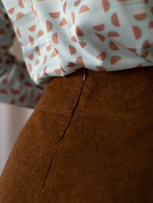 вельветовая юбка, на подкладке 1032-0725 - Трика фото 7