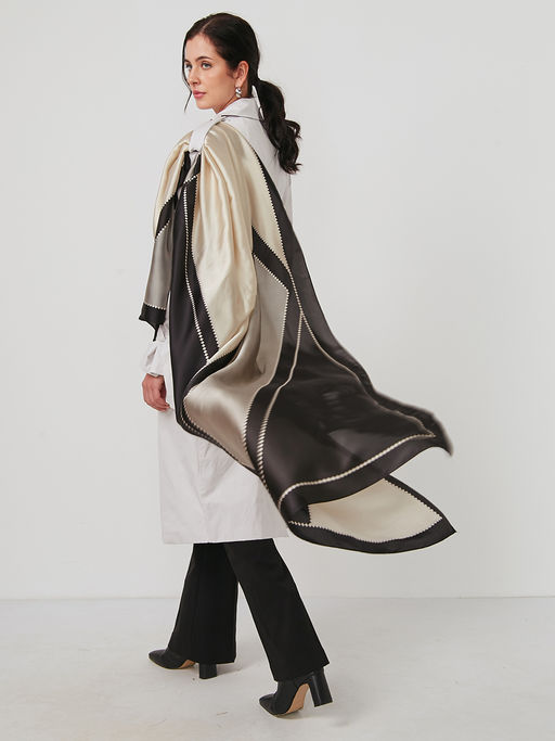 Большой, мягкий, тонкий и очень нежный двусторонний палантин - Tantino фото 7