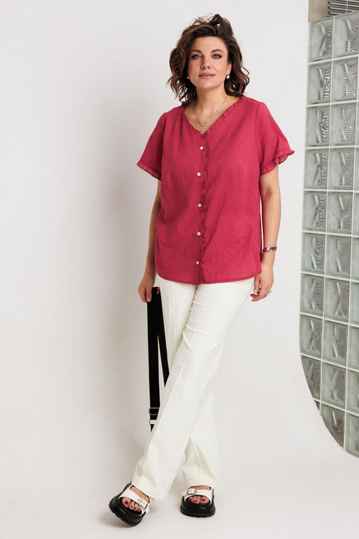 Блуза BegiModa 4160 рубин  фото 6