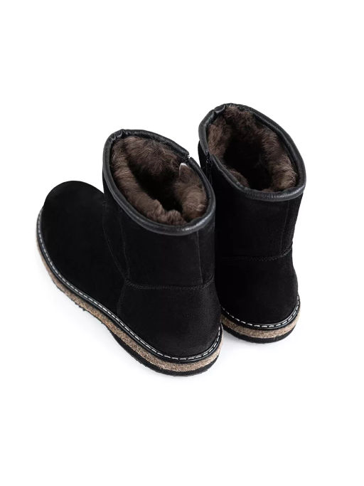 Угги мужские замшевые,войлочная подошва.