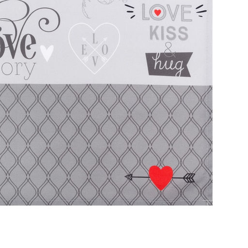 Полотенце кухонное «Этель» Love 40×67 см, 100% хлопок, саржа 190 г/м²