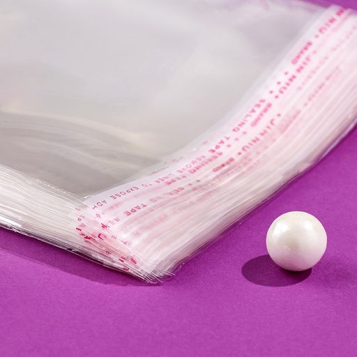 Цена за 100 шт. Пакет БОПП с клеевым клапаном, прозрачный для фасовки и упаковки, 10×12/3.5 см, 25 мкм