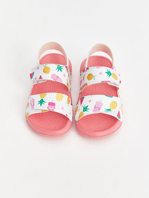 Bask?l? ?ift Bantl? K?z Bebek Sandalet - Waikiki фото 3