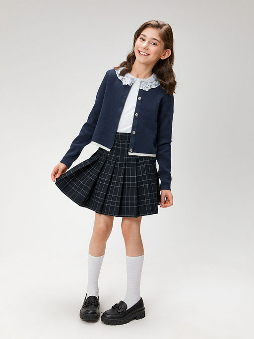 ACOOLA / Жакет детский для девочек Kayla темно-синий  фото 2